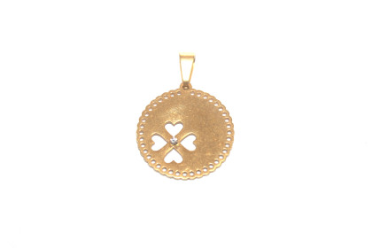 Pendente Treco Aço Dourado