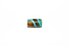 Murano Tubo 21mm Camel c/ Azul